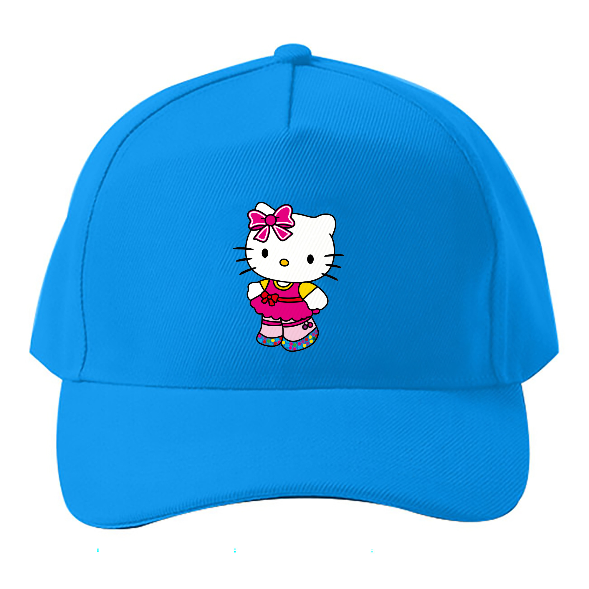（画像用） Hello Kitty ハローキティ ベースボールキャップ 綿100％ 男女兼用 帽子 スポーツ